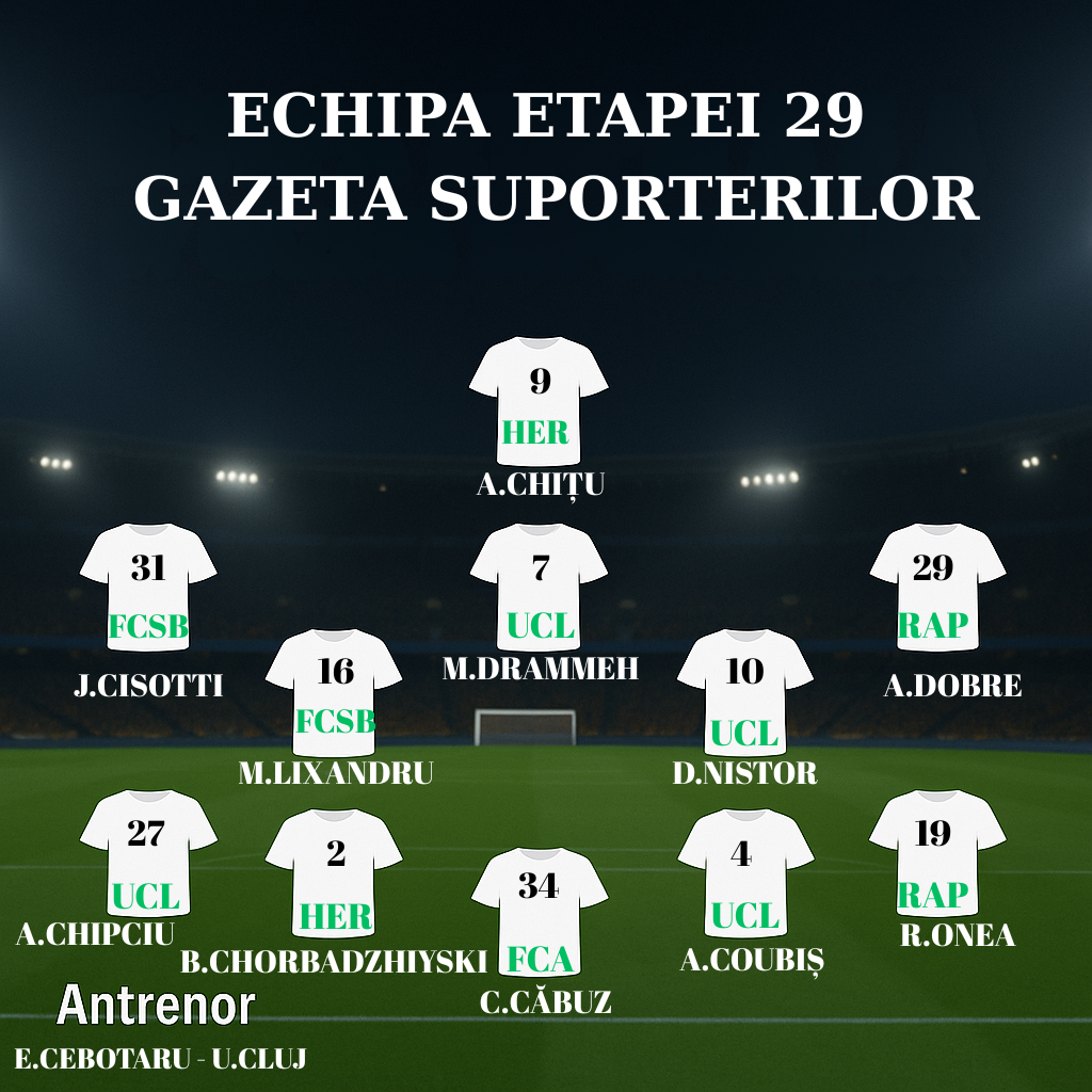 rezumat echipa etapei